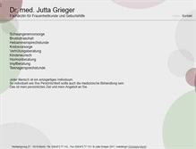 Tablet Screenshot of frauenaerztin-berlin-mitte.com